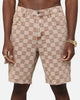 XXIII Checker Board Jort Tan