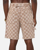 XXIII Checker Board Jort Tan