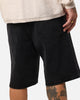 XXIII Diamond Buckle Back Jorts Black