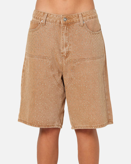 XXIII Diamond Buckle Back Jorts Vintage Sand
