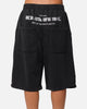 Loiter Dark Performance Fleece Shorts Washed Charcoal
