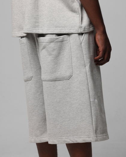 Loiter Dark Performance Fleece Shorts Grey