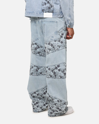 Saint Morta Amplus Poison Ivy Panel Jeans Mid Blue