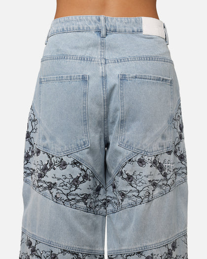 Saint Morta Amplus Poison Ivy Panel Jeans Mid Blue