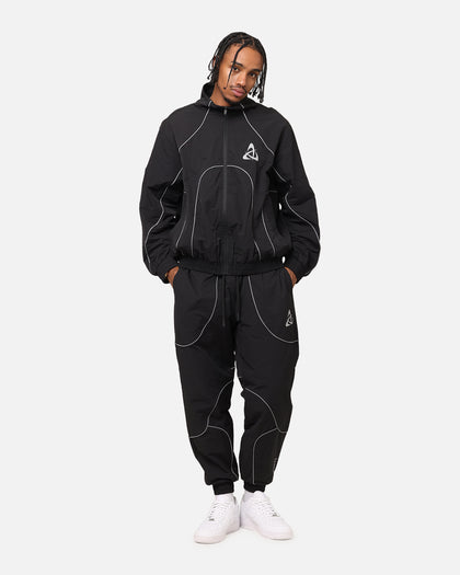 The Anti Order Stereo Nylon Track Jogger Black