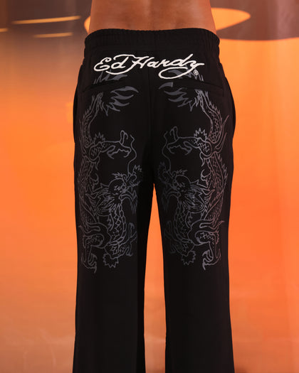 Ed Hardy Dragon Trackpants Black