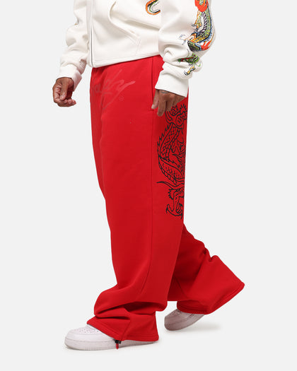Ed Hardy Dragon Trackpants Red
