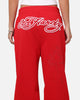 Ed Hardy Women's Rose Trackpants Red