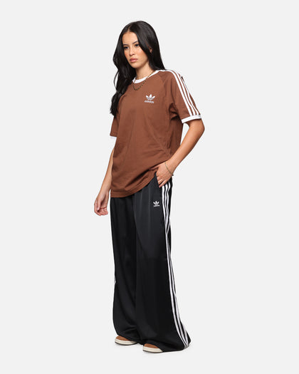Adidas Women's Satin Wide Leg Pants Black