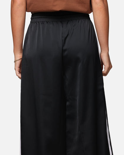 Adidas Women's Satin Wide Leg Pants Black
