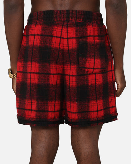 XXIII Plaid Ball Shorts Red