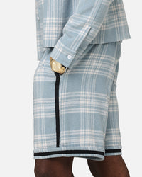 XXIII Plaid Ball Shorts Blue