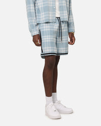 XXIII Plaid Ball Shorts Blue