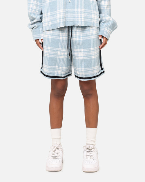 XXIII Plaid Ball Shorts Blue