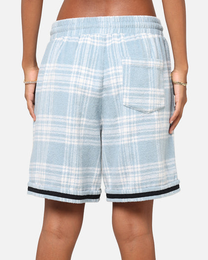 XXIII Plaid Ball Shorts Blue