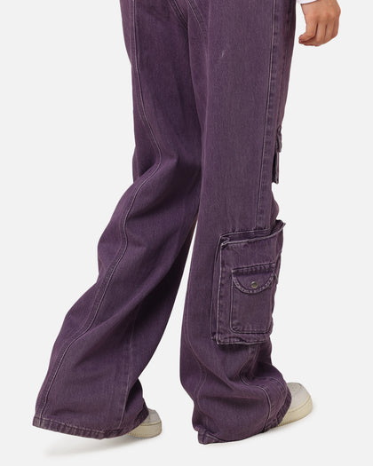 XXIII Women's Corporal Cargo Jeans Purple