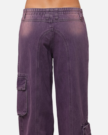 XXIII Women's Corporal Cargo Jeans Purple