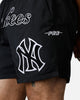 Pro Standard New York Yankees Chenille Shorts Black
