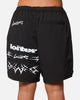 Loiter Stacked Metal Walk Shorts Black