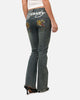 Ed Hardy Women's Tiger Bootcut Jeans Dirty Blue