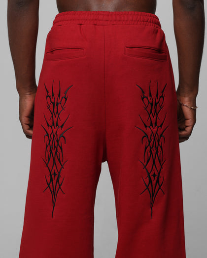 Loiter Blood Born Track Pants Burgandy