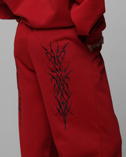 Loiter Blood Born Track Pants Burgandy