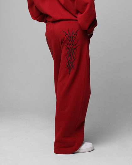 Loiter Blood Born Track Pants Burgandy