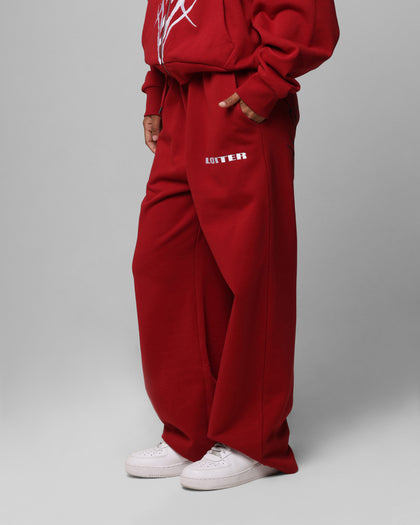 Loiter Blood Born Track Pants Burgandy