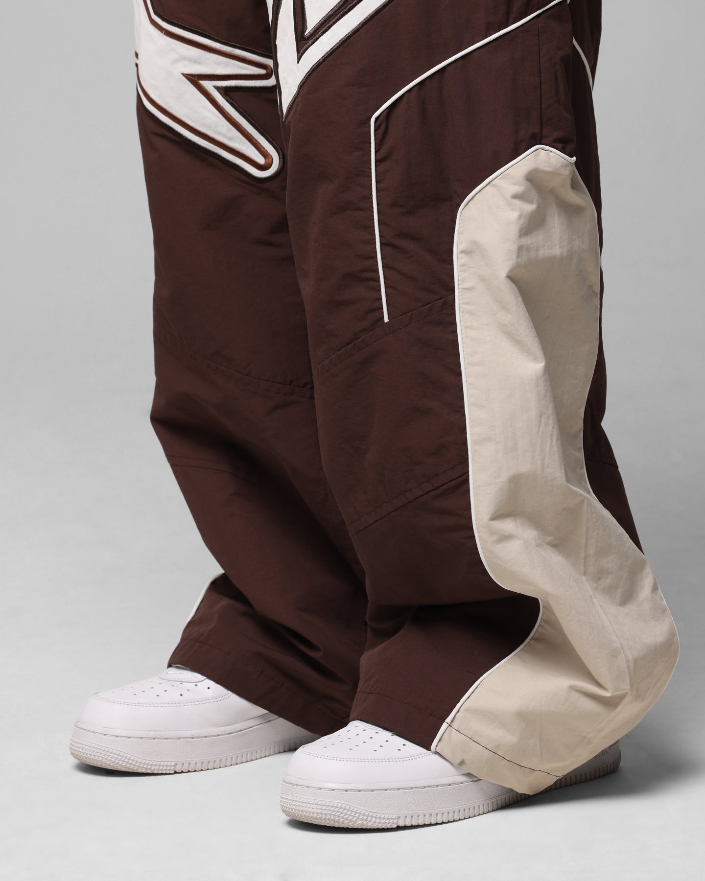 Loiter Motocross Parachute Pants Brown | Culture Kings