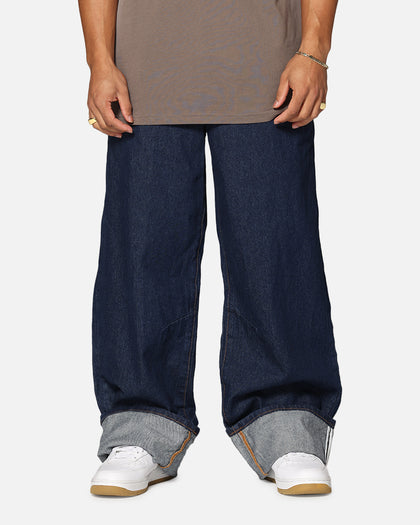 Saint Morta Amplus Selvedge Cuffed Jeans Indigo/Tan