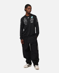 adidas x Mercedes-AMG PETRONAS Formula One F1 2025 Mechanics Joggers Black/White