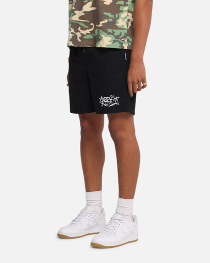 Carre Tagline Beach Shorts Black