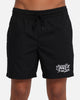 Carre Tagline Beach Shorts Black
