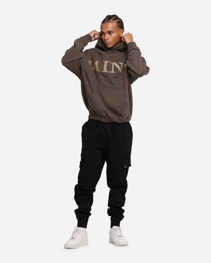 Saint Morta Gothic Cargo Joggers Black Shadow