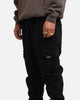 Saint Morta Gothic Cargo Joggers Black Shadow