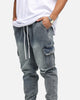 Saint Morta Gothic Cargo Joggers Dirty Denim