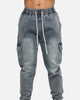 Saint Morta Gothic Cargo Joggers Dirty Denim