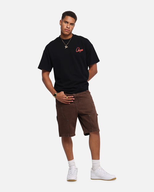 Carre Weatherwear Carpenter Jorts Dark Brown