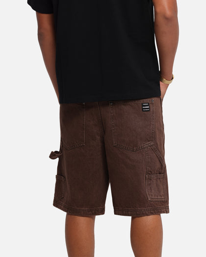 Carre Weatherwear Carpenter Jorts Dark Brown