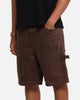 Carre Weatherwear Carpenter Jorts Dark Brown