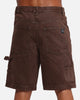 Carre Weatherwear Carpenter Jorts Dark Brown
