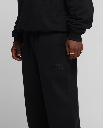 Loiter Arch Premium Sweat Pants Black