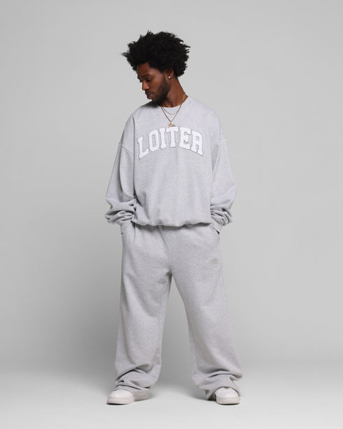 Loiter Arch Premium Sweat Pants Grey