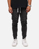 Saint Morta Aera Denim Joggers Black Shadow