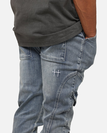 Saint Morta Aera Denim Joggers Dirty Denim