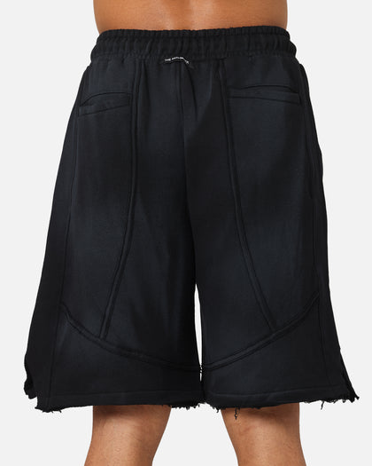 The Anti Order Apocalypse Sweat Shorts Sunfade Black