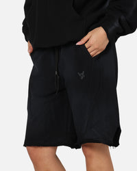 The Anti Order Apocalypse Sweat Shorts Sunfade Black