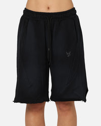 The Anti Order Apocalypse Sweat Shorts Sunfade Black