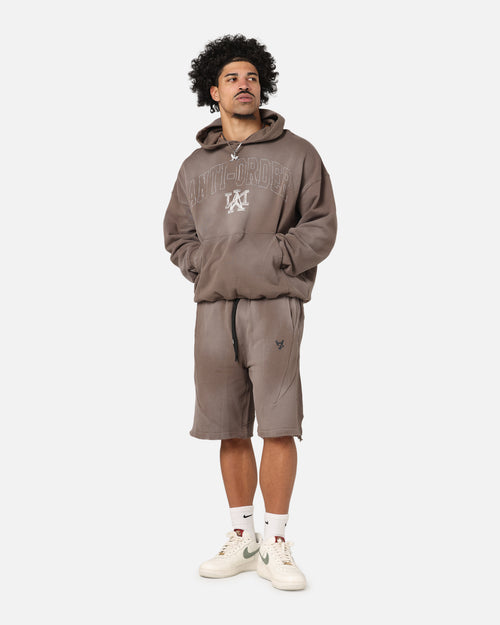 The Anti Order Apocalypse Sweat Shorts Sunfade Brown