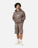 The Anti Order Apocalypse Sweat Shorts Sunfade Brown